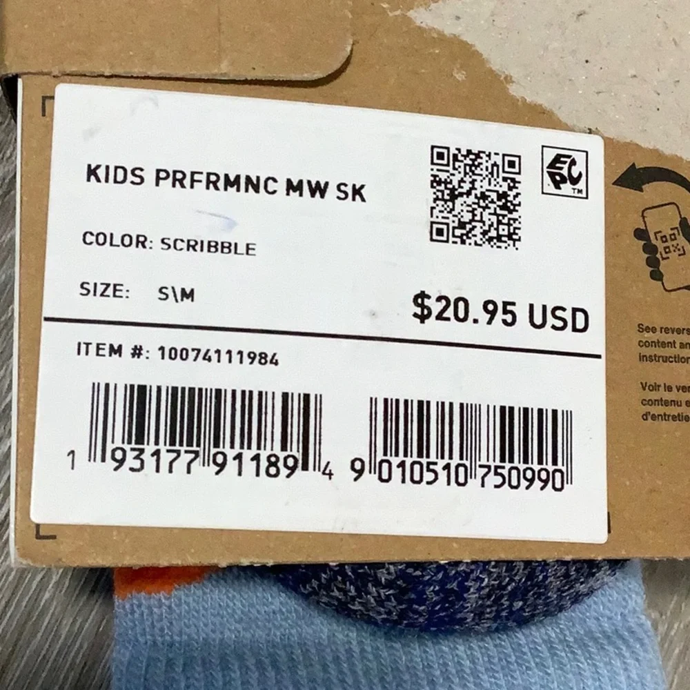 Burton kid’s performance midweight sock